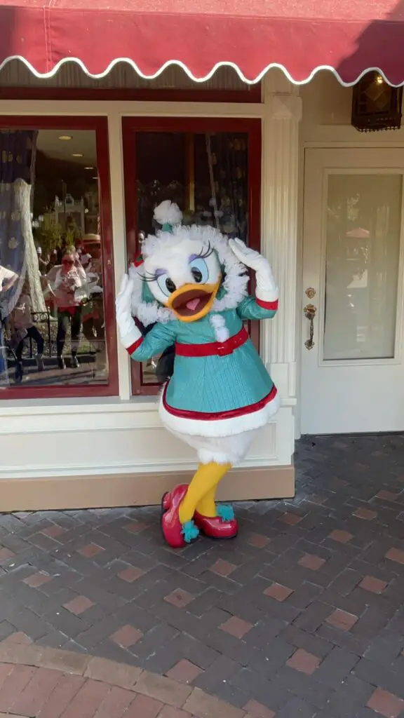 Mickey Mouse and Friends Debut New Costumes for the Holidays at Disneyland Park - Daisy